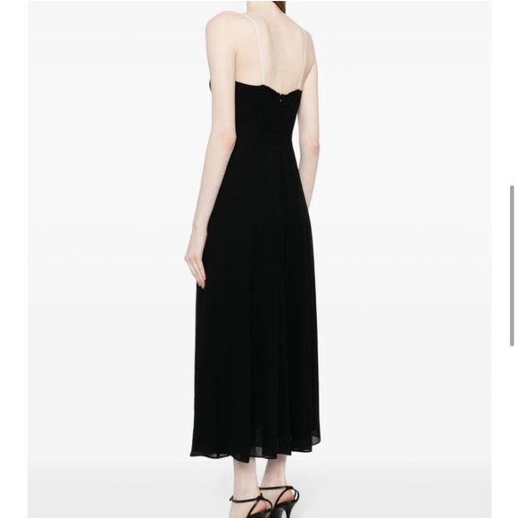 Reformation Abrielle Dress Black Size 2 - Picture 3 of 10